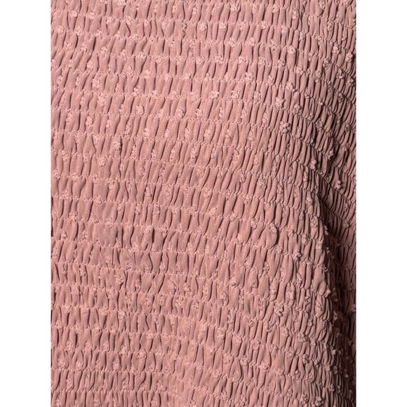 NEW Kervology Short Sleeve Smocked Maxi Dress 2XL Pink Super Stretch Pockets - Picture 5 of 12